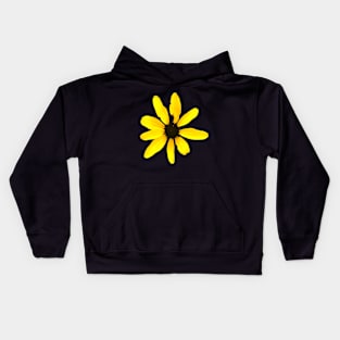 Small Yellow Wildflower Kids Hoodie